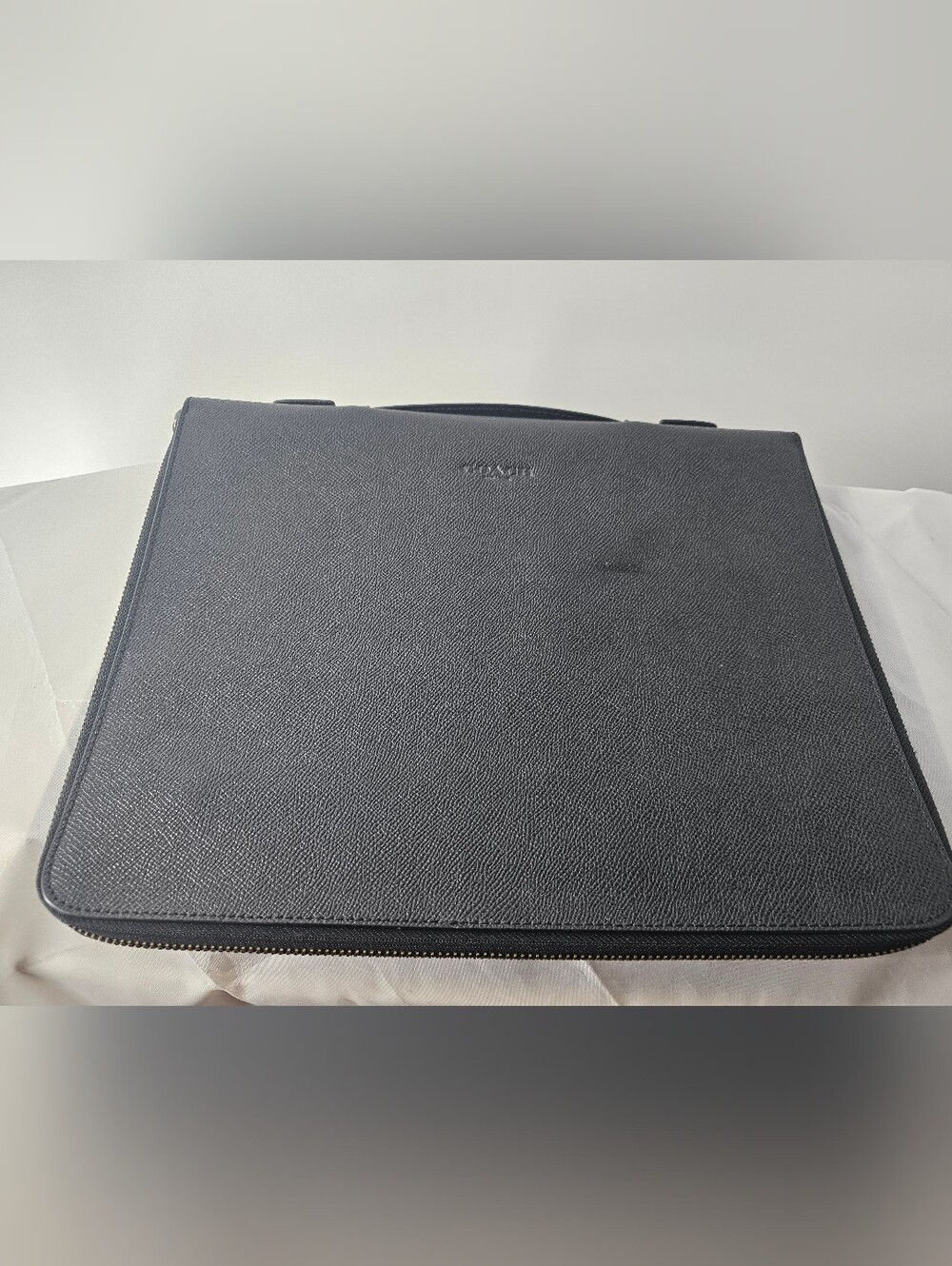 Coach Black Leather Buisness Portfolio